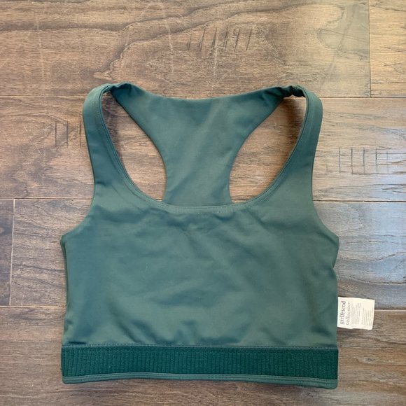 Girlfriend Collective Paloma Bra in Moss - Picture 4 of 6